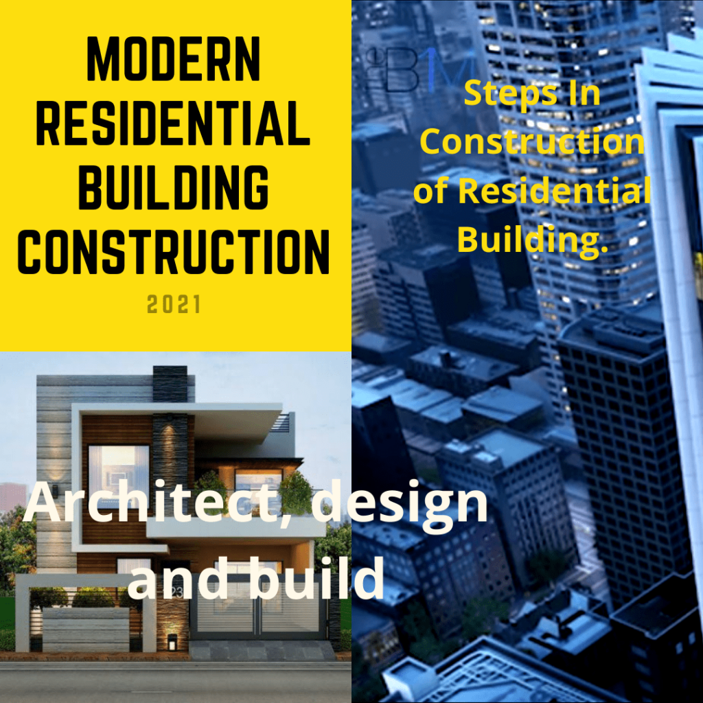 Modern residential building construction