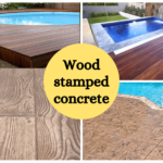 wood stamped concrete