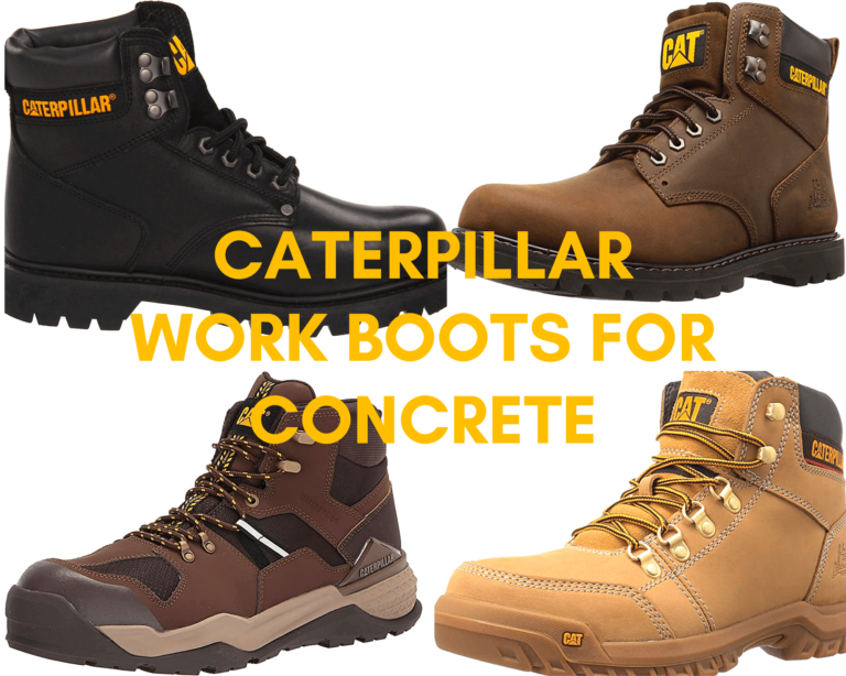 Best work boots for concrete Thorogood Caterpillar Red wing.