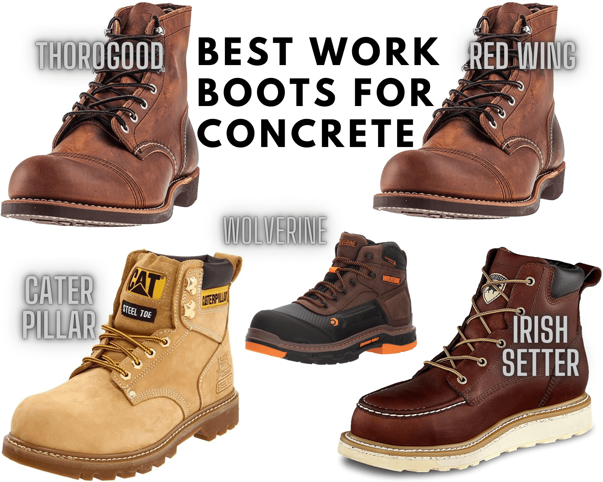 Best work boots for concrete
